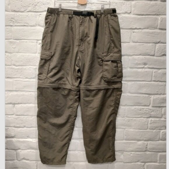 REI Other - REI Convertible Pants Shorts Mens XL Green Zip Off Nylon Cargo Hiking W35 L31